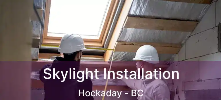  Skylight Installation Hockaday - BC