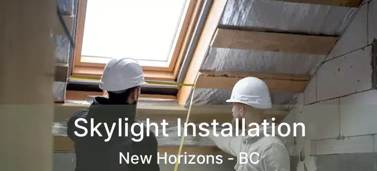  Skylight Installation New Horizons - BC