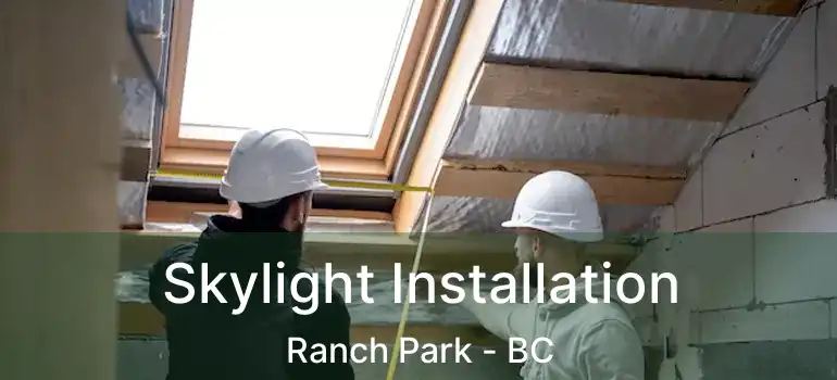  Skylight Installation Ranch Park - BC