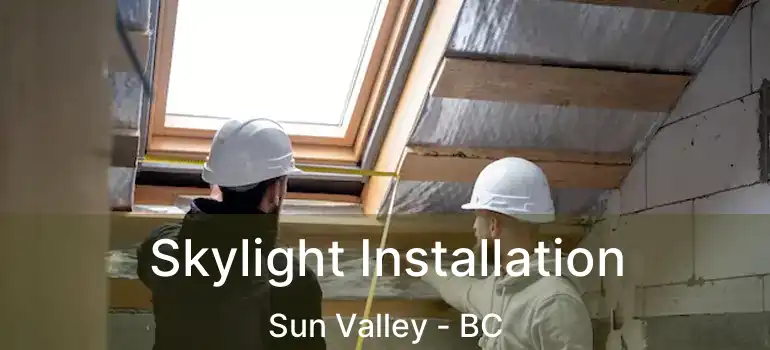  Skylight Installation Sun Valley - BC
