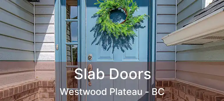  Slab Doors Westwood Plateau - BC