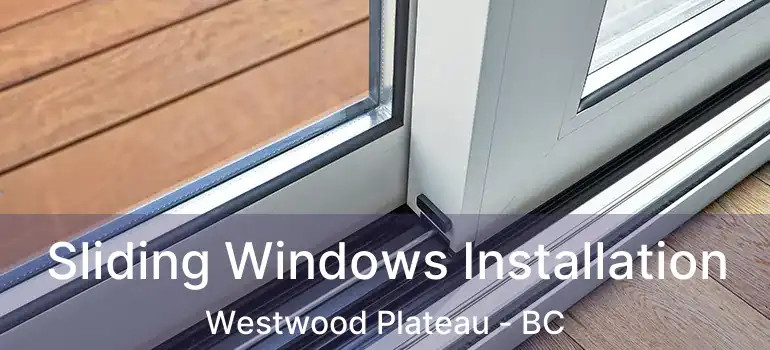  Sliding Windows Installation Westwood Plateau - BC