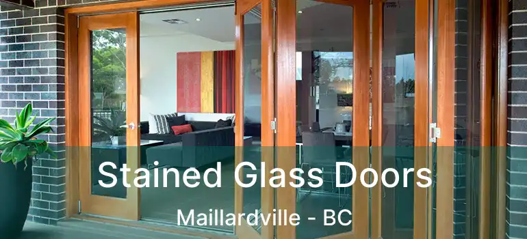 Stained Glass Doors Maillardville - BC