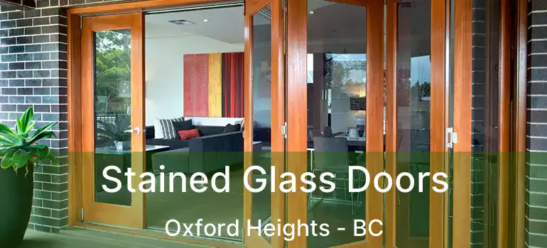  Stained Glass Doors Oxford Heights - BC