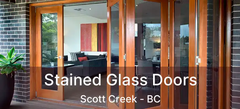  Stained Glass Doors Scott Creek - BC
