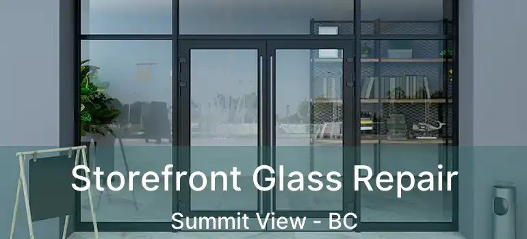  Storefront Glass Repair Summit View - BC