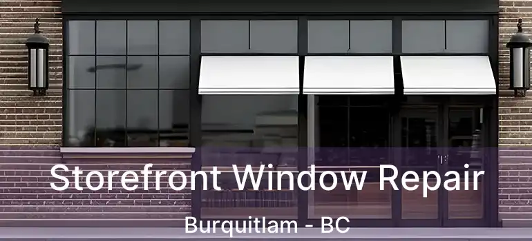  Storefront Window Repair Burquitlam - BC