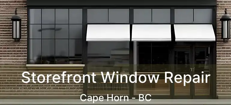  Storefront Window Repair Cape Horn - BC