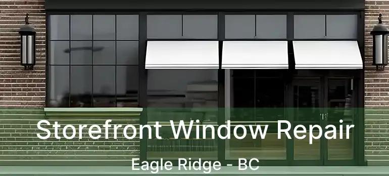  Storefront Window Repair Eagle Ridge - BC
