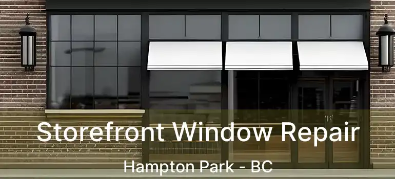  Storefront Window Repair Hampton Park - BC