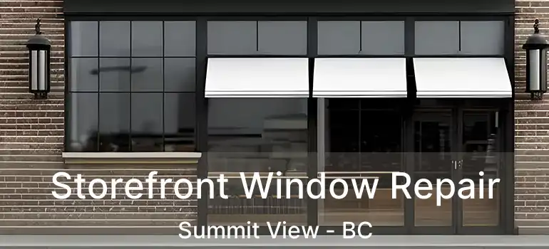  Storefront Window Repair Summit View - BC