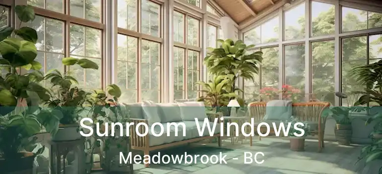  Sunroom Windows Meadowbrook - BC