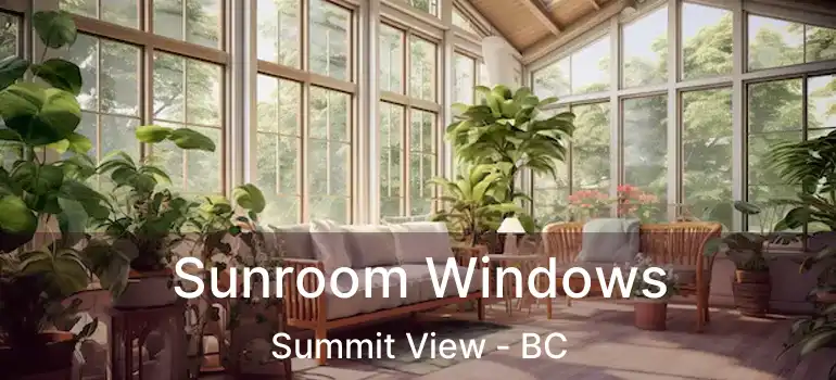  Sunroom Windows Summit View - BC
