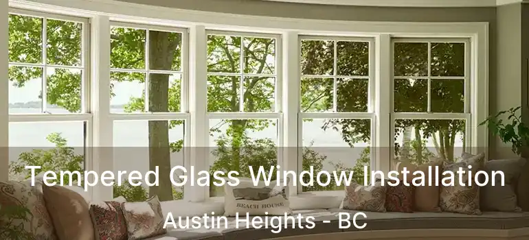  Tempered Glass Window Installation Austin Heights - BC