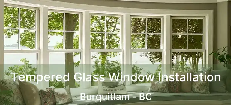  Tempered Glass Window Installation Burquitlam - BC
