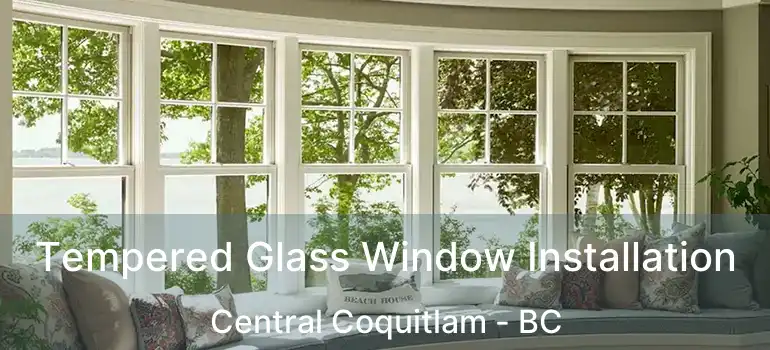  Tempered Glass Window Installation Central Coquitlam - BC