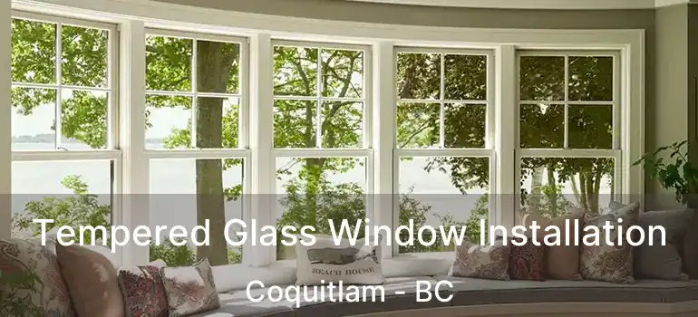  Tempered Glass Window Installation Coquitlam - BC