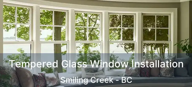  Tempered Glass Window Installation Smiling Creek - BC