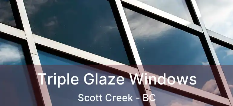  Triple Glaze Windows Scott Creek - BC