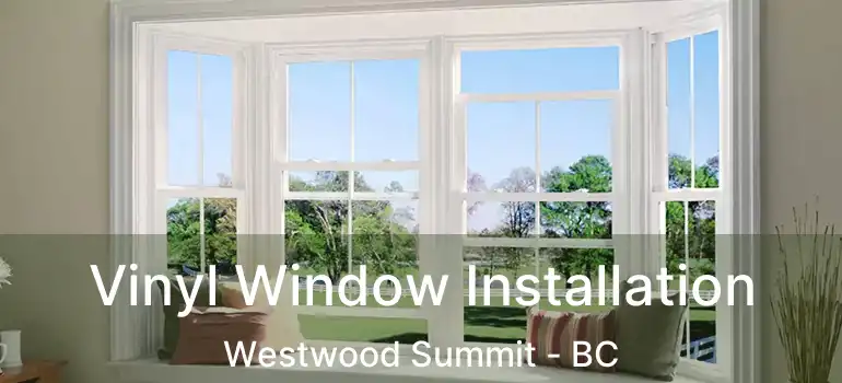  Vinyl Window Installation Westwood Summit - BC