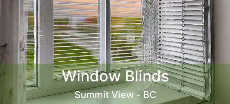  Window Blinds Summit View - BC