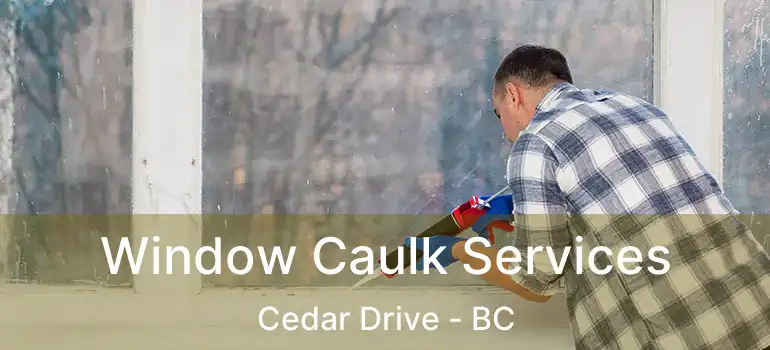  Window Caulk Services Cedar Drive - BC