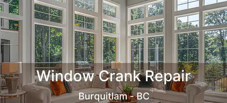  Window Crank Repair Burquitlam - BC
