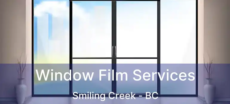  Window Film Services Smiling Creek - BC