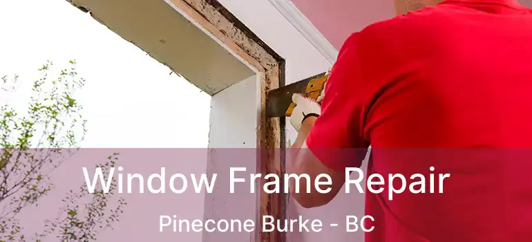  Window Frame Repair Pinecone Burke - BC