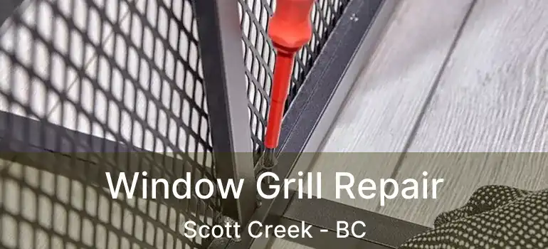  Window Grill Repair Scott Creek - BC
