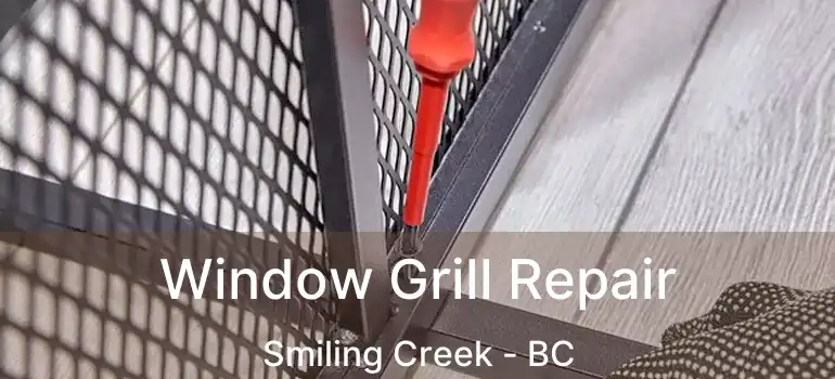  Window Grill Repair Smiling Creek - BC