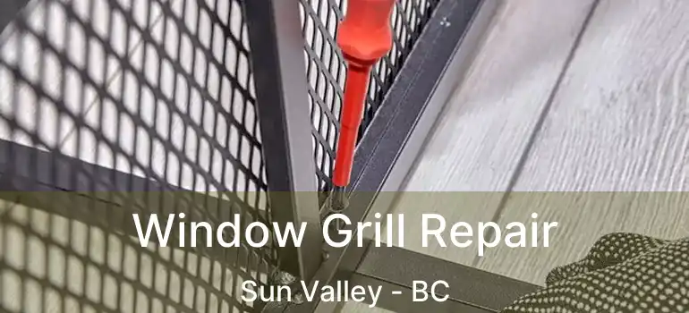  Window Grill Repair Sun Valley - BC