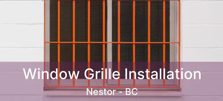  Window Grille Installation Nestor - BC