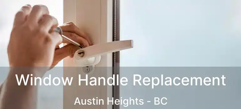  Window Handle Replacement Austin Heights - BC