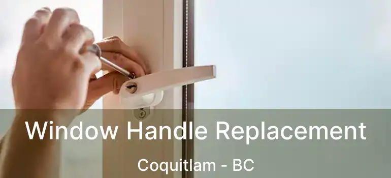  Window Handle Replacement Coquitlam - BC