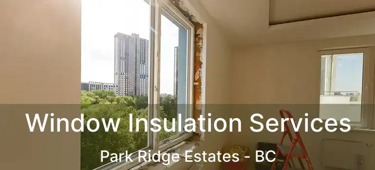  Window Insulation Services Park Ridge Estates - BC