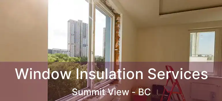  Window Insulation Services Summit View - BC