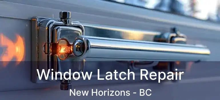  Window Latch Repair New Horizons - BC