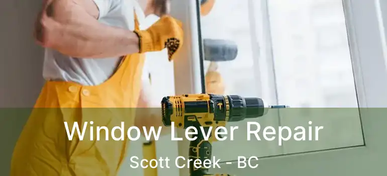  Window Lever Repair Scott Creek - BC