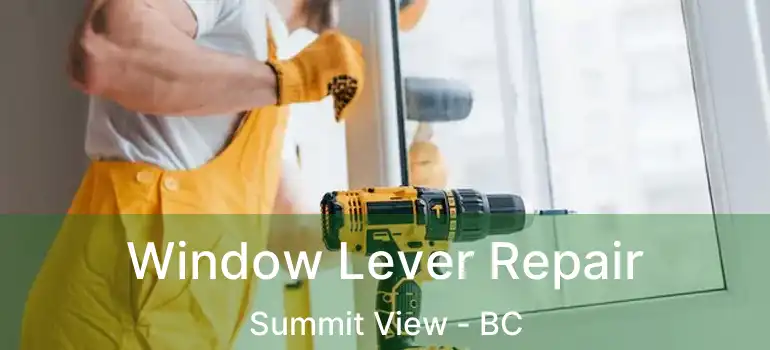  Window Lever Repair Summit View - BC