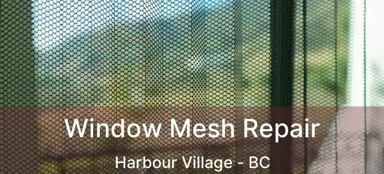  Window Mesh Repair Harbour Village - BC