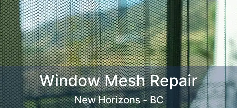  Window Mesh Repair New Horizons - BC