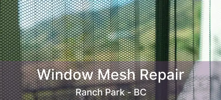  Window Mesh Repair Ranch Park - BC