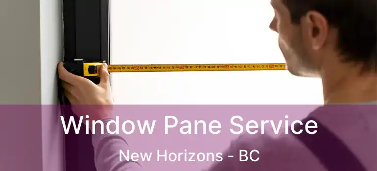  Window Pane Service New Horizons - BC