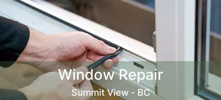  Window Repair Summit View - BC