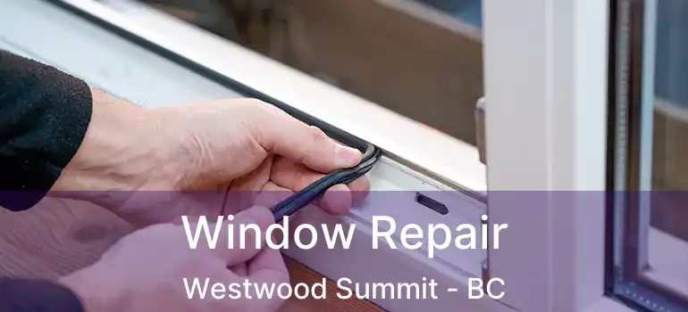  Window Repair Westwood Summit - BC