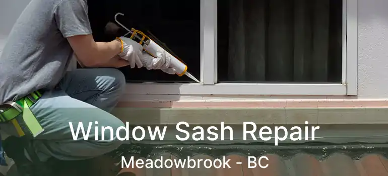  Window Sash Repair Meadowbrook - BC