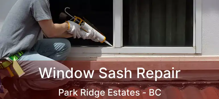  Window Sash Repair Park Ridge Estates - BC