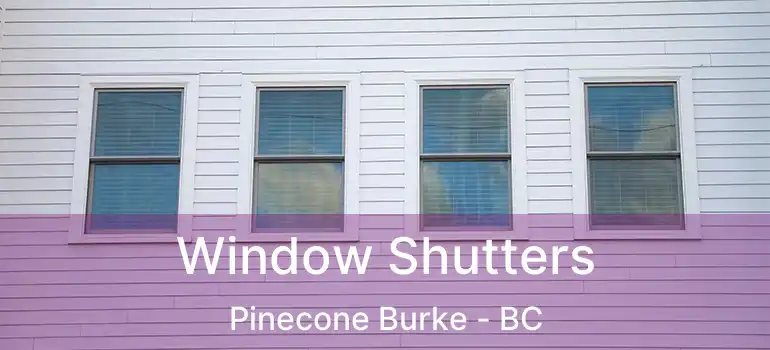  Window Shutters Pinecone Burke - BC