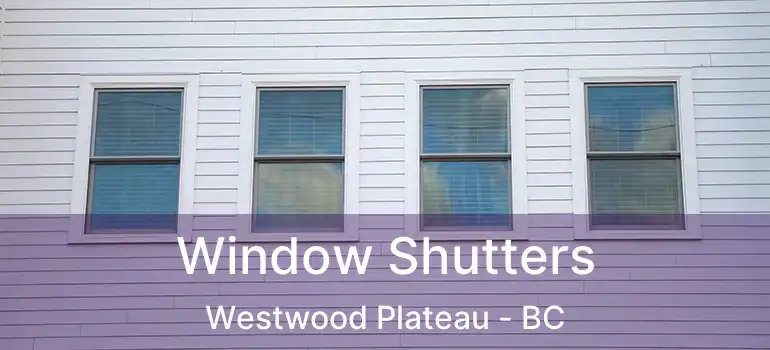  Window Shutters Westwood Plateau - BC